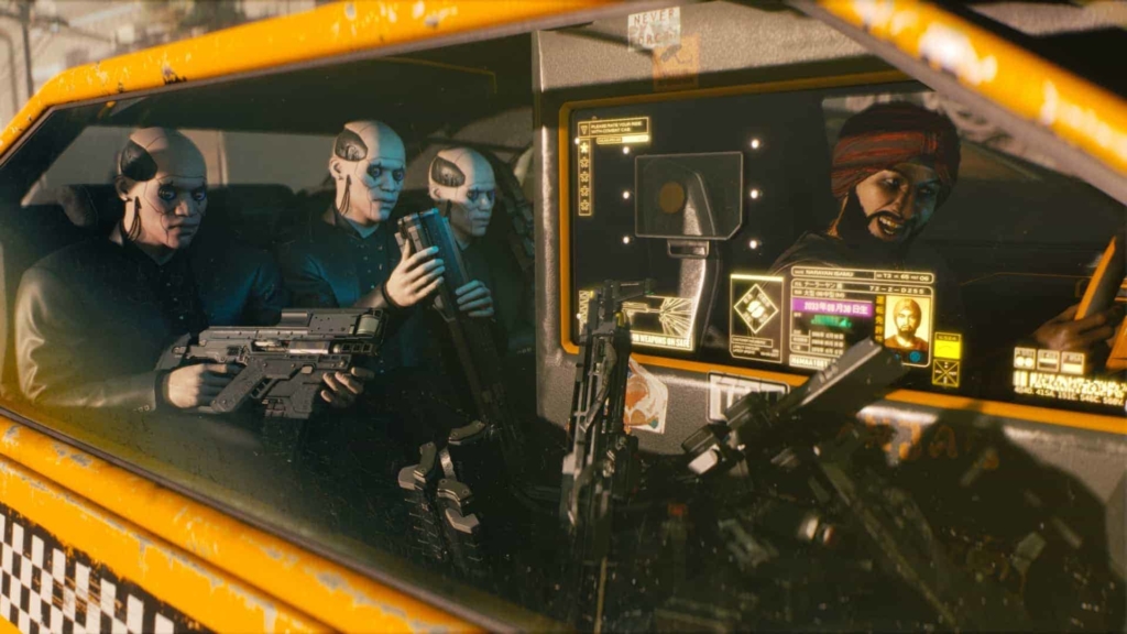 Cyberpunk 2077 In-game scene
