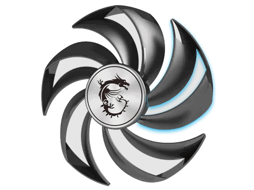 MSI GeForce RTX 3070 8GB GAMING X TRIO - Torx Fan