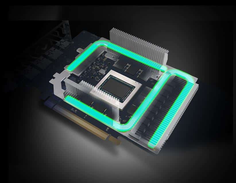 Sapphire RX 6800 Cooling Module Diagram