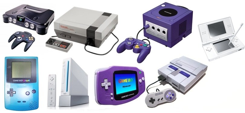 Generations of Nintendo consoles