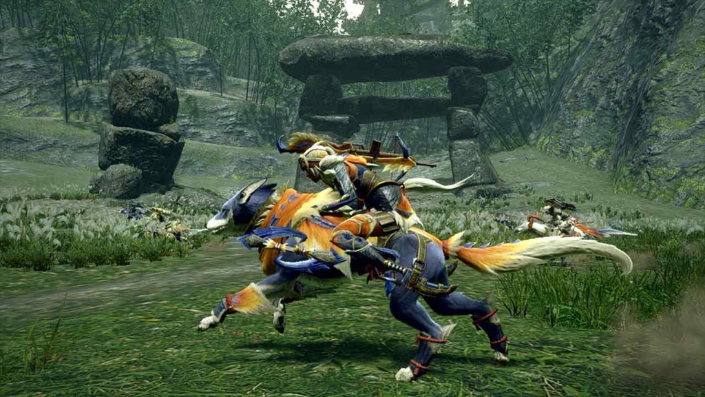 Monster Hunter Rise Demo Wolf Riding