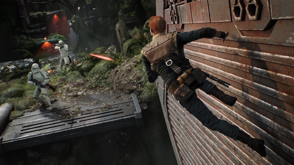 Star Wars Jedi: Fallen Order Wallrunning Gameplay