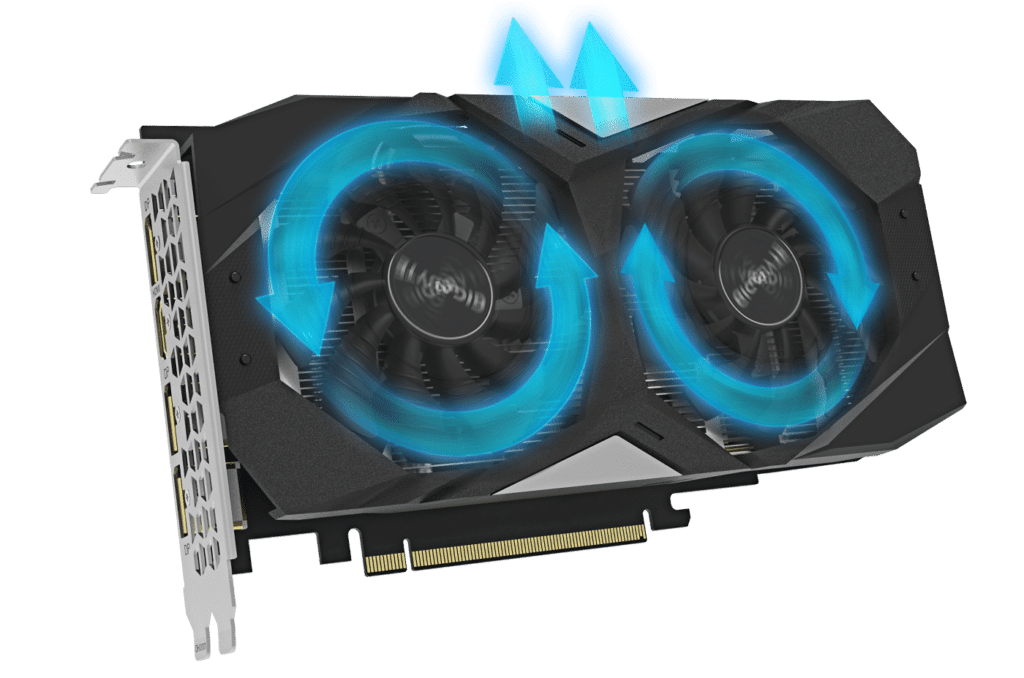 GIGABYTE GTX 1660 SUPER 6GB OC 6G Airflow Illustration