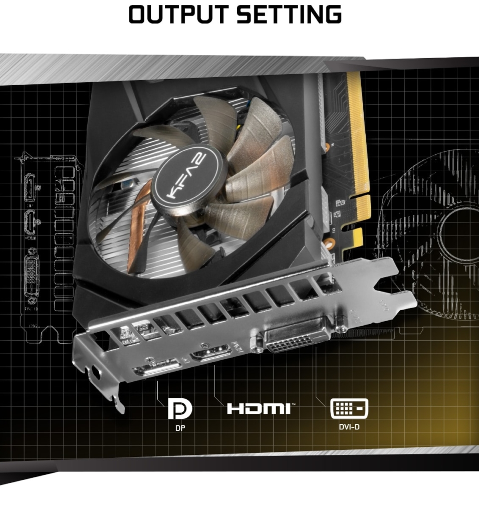 KFA2 GeForce GTX 1660 Super (1-Click OC) Output Promo Art