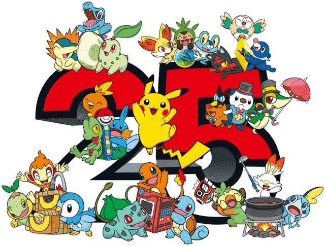 Pokemon 25th Logo Artwork