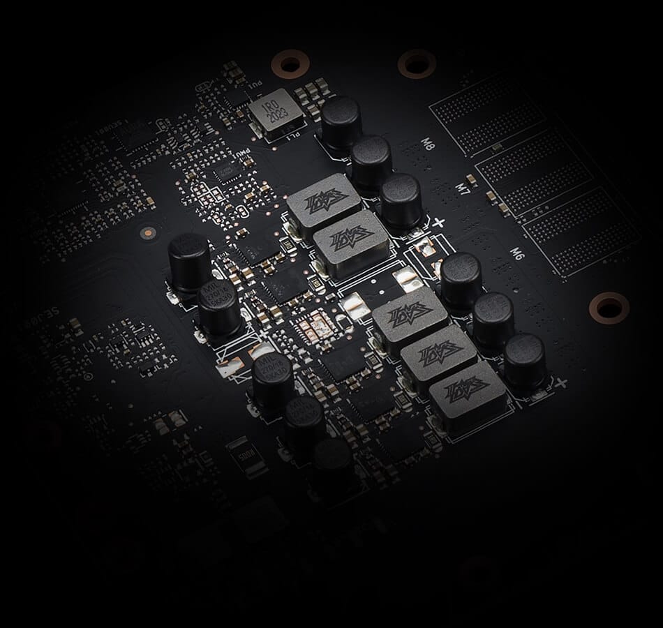 ASUS TUF GAMING GeForce RTX 3070 8G OC PCB Design