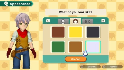 Harvest Moon: One World Character Builder