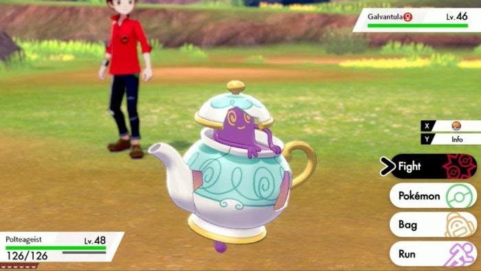 Pokémon Shield Menu Scene