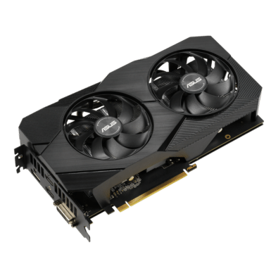 ASUS Dual GeForce RTX 2060 OC EVO 6GB Angled View