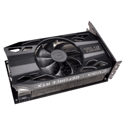 EVGA GeForce RTX 2060 SC Angled Fan View