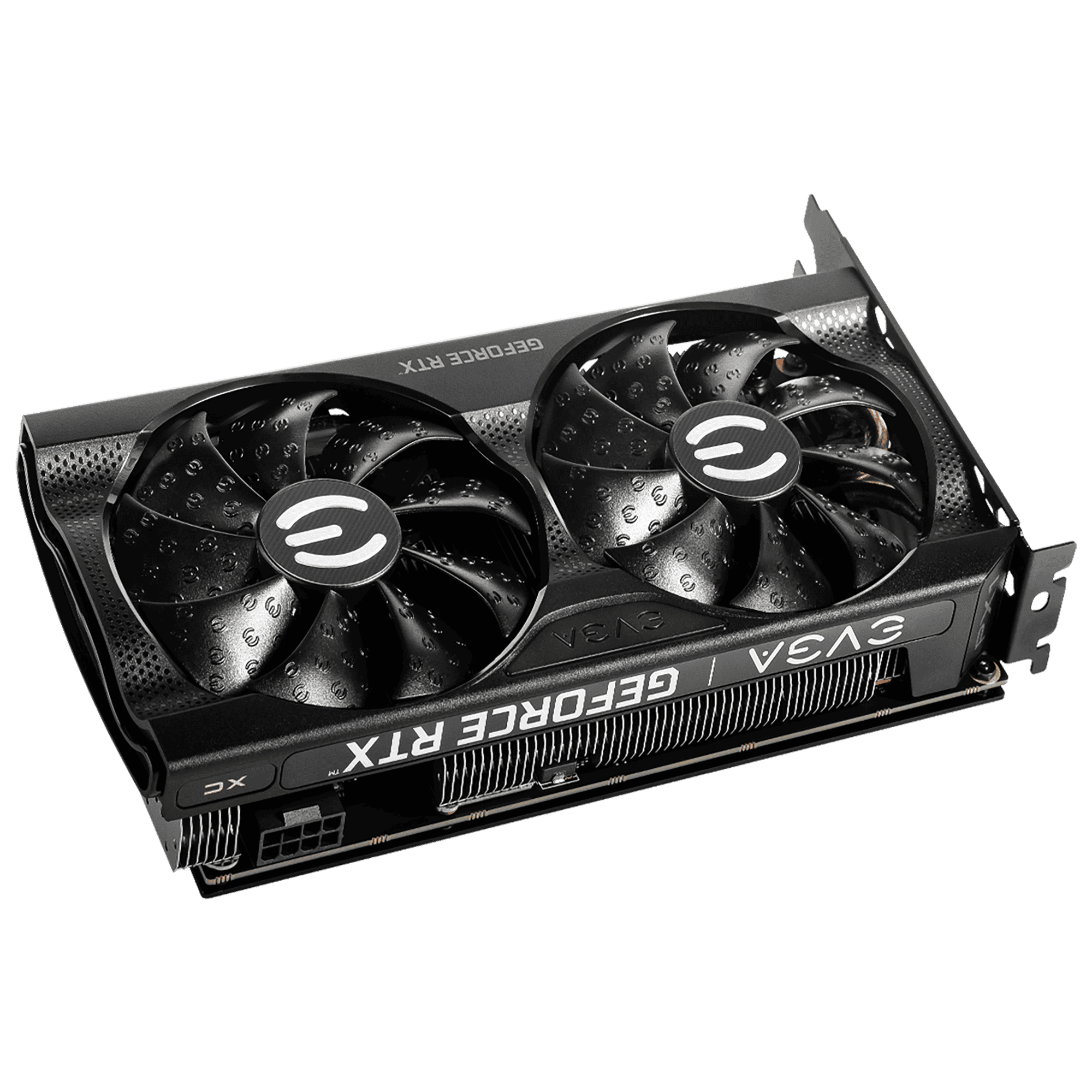 EVGA GeForce RTX 3060 XC GAMING Angled Fan View