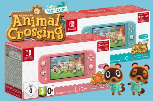Nintendo Switch Lite Animal Crossing Bundle Banner