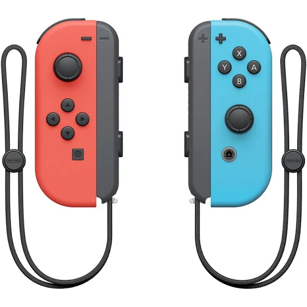 Nintendo Switch Joy Con Controller Set - Red and Blue Controller View