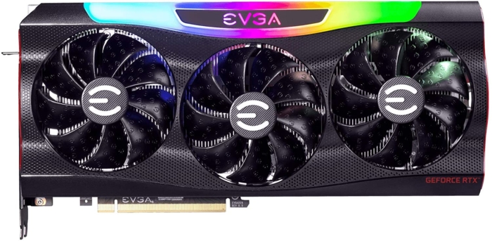 EVGA GeForce RTX 3080 FTW3 ULTRA Fan View