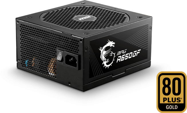 MSI MPG A650GF Rating Poster