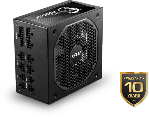 MSI MPG A650GF Warranty Poster