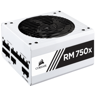 Corsair RM750x White Angled View