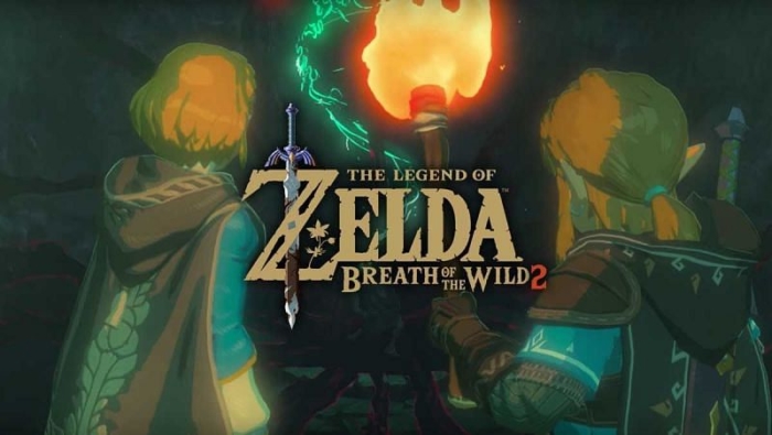 The Legend of Zelda Breath of the Wild 2 Logo Poster