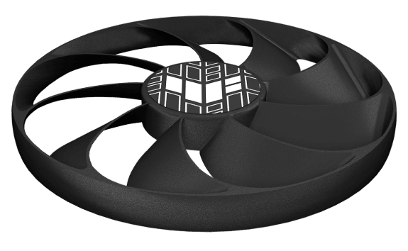 ASUS TUF Gaming GeForce RTX 3060 OC Fan Illustration