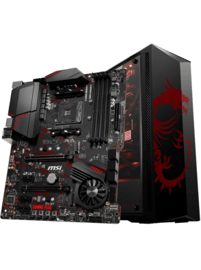 MSI X570 Gaming Plus Motherboard Promo Image