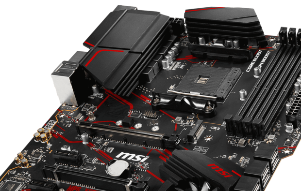 MSI X570 Gaming Plus VRM Cooling