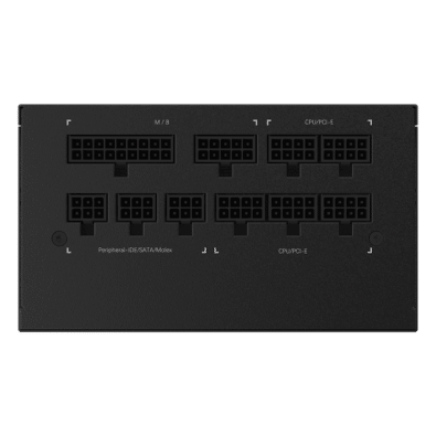 GIGABYTE P1000GM 1000W PSU IO View
