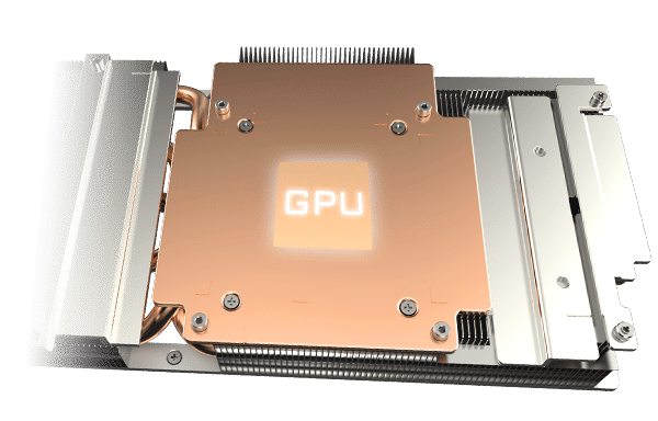 Gigabyte GeForce RTX 3090 GAMING OC Heatsink Illustration