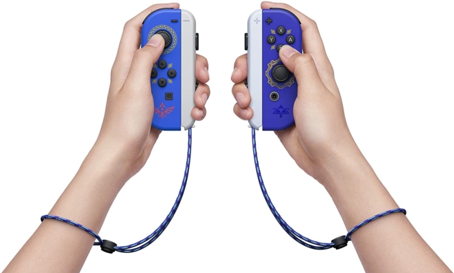 Legend of Zelda Joy-Cons Handheld View