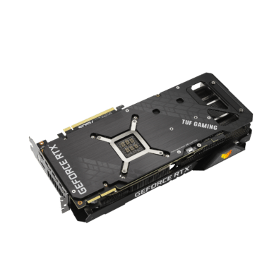 ASUS TUF GAMING GeForce RTX 3090 Backplate Angled View
