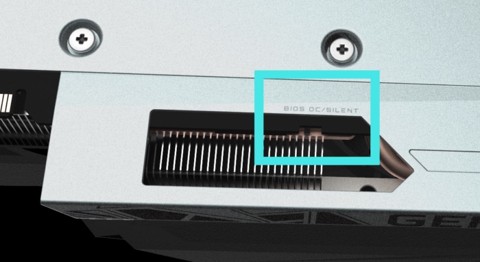Gigabyte GeForce RTX 3090 GAMING OC 24G Dual BIOS Illustration