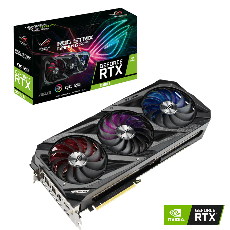 ASUS ROG Strix RTX 3080 Ti OC Box View
