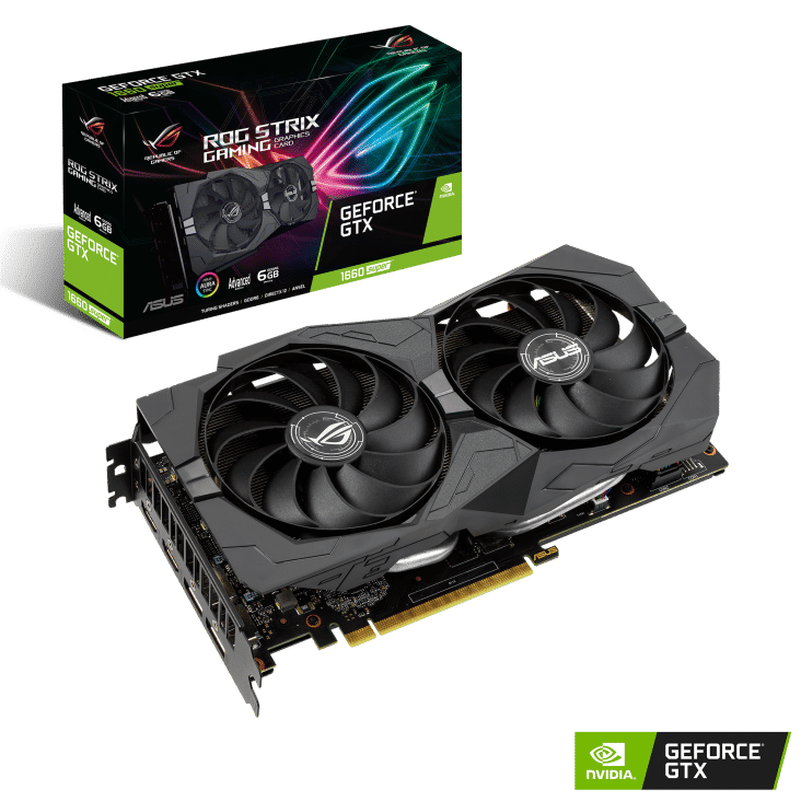 ROG Strix GeForce GTX 1660 SUPER Advanced Edition Box View