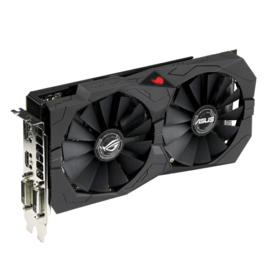 ASUS ROG Strix RX570 OC Edition 8GB Vertical View