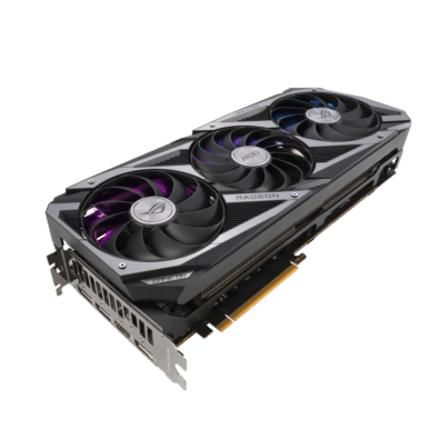 ASUS ROG Strix RX 6700 XT OC Edition Flat Angled View