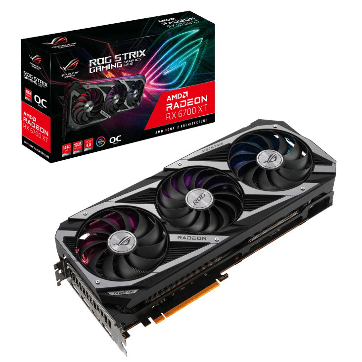 ASUS ROG Strix RX 6700 XT OC Edition Box View