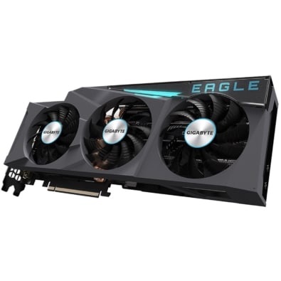 Gigabyte RTX 3080 Ti Eagle Angled Fan View