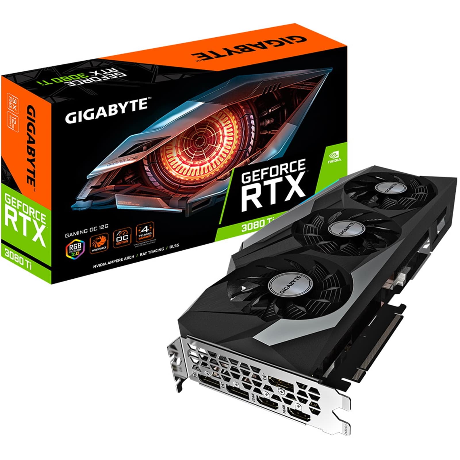 Gigabyte RTX 3080 Ti Gaming OC Box View