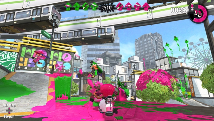 Splatoon 2 Gameplay Screenshot 1