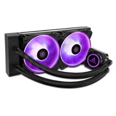 Antec K240 Kuhler H2O Vertical RGB View