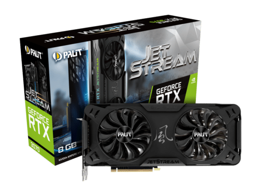 Palit RTX 3070 Jetstream V1 LHR Box View