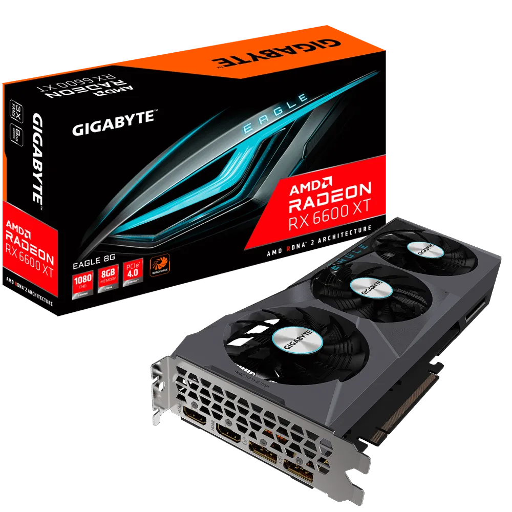 Gigabyte RX 6600 XT Eagle Box View