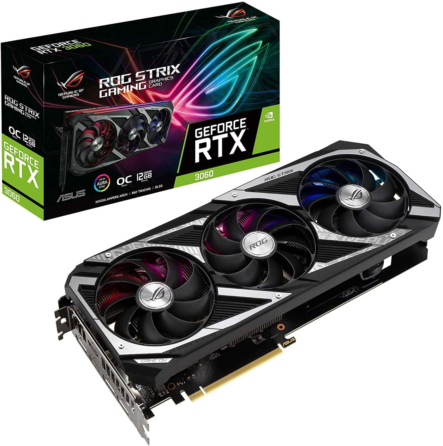ASUS RTX 3060 V2 OC Box 2 View