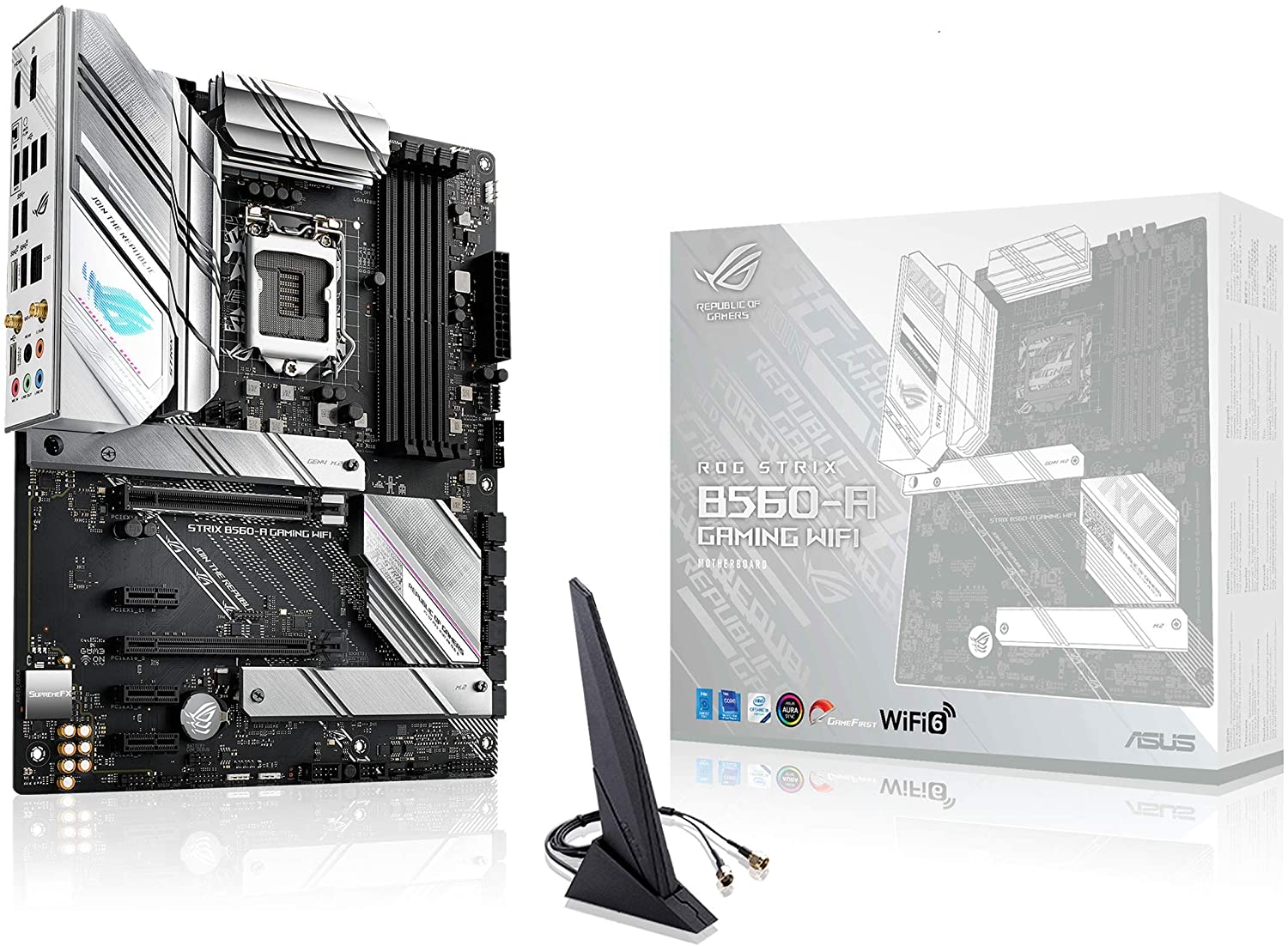 ASUS ROG Strix B560-A Gaming WiFi Box View
