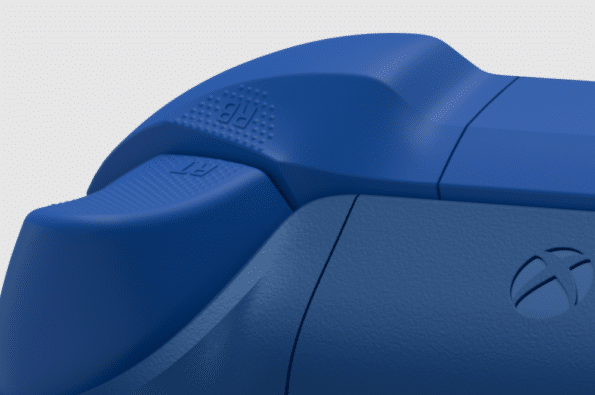Xbox Aqua Shift Wireless Controller Textured Grip View