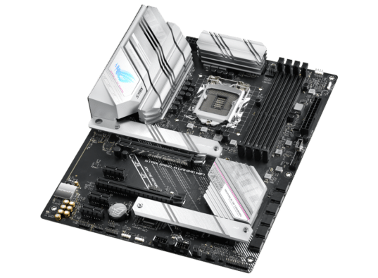 ASUS ROG Strix B560-A Gaming WiFi Angled View