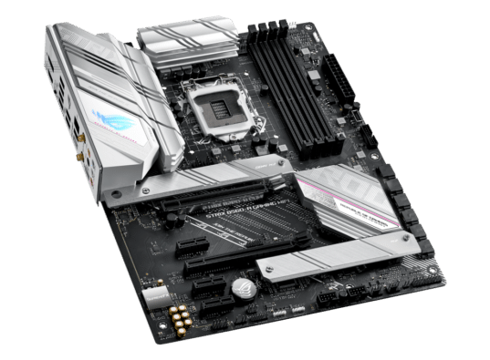 ASUS ROG Strix B560-A Gaming WiFi Angled 2 View