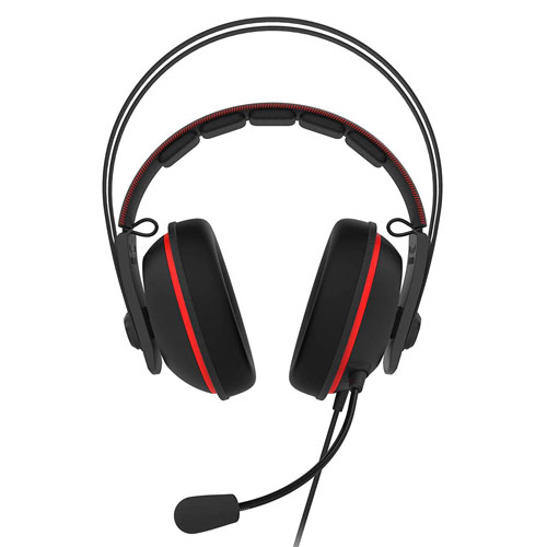 ASUS TUF Gaming H7 Core Gaming Headset Red Flat View