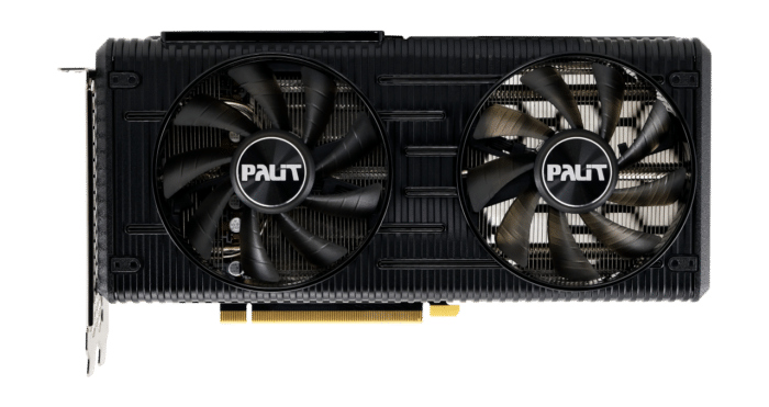 Palit RTX 3060 Dual 12G Flat Fan View