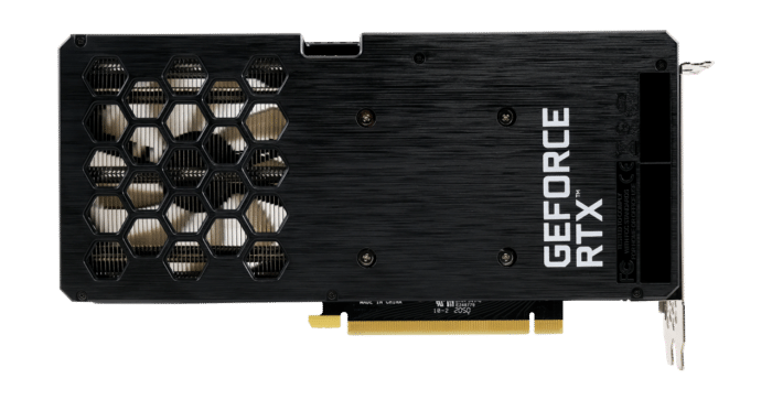 Palit RTX 3060 Dual 12G Honeycomb Bracket View