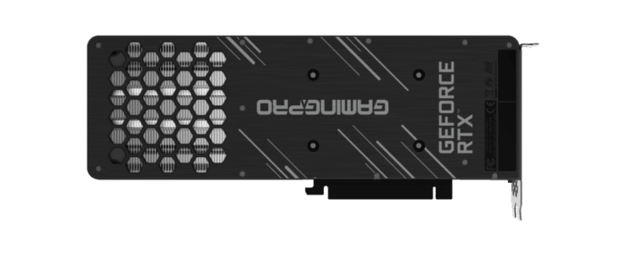 Palit RTX 3070 GamingPro Backplate View